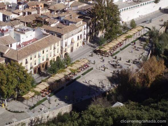 paseo de los tristes vista aérea