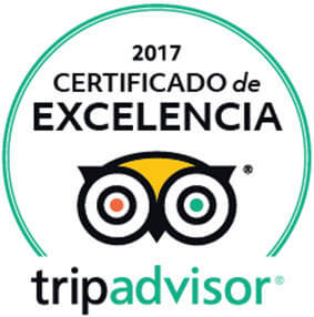 Certificado excelencia Tripadvisor