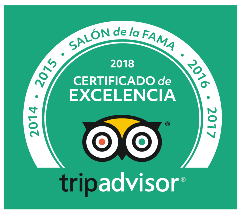 certificado de excelencia 2018 Cicerone