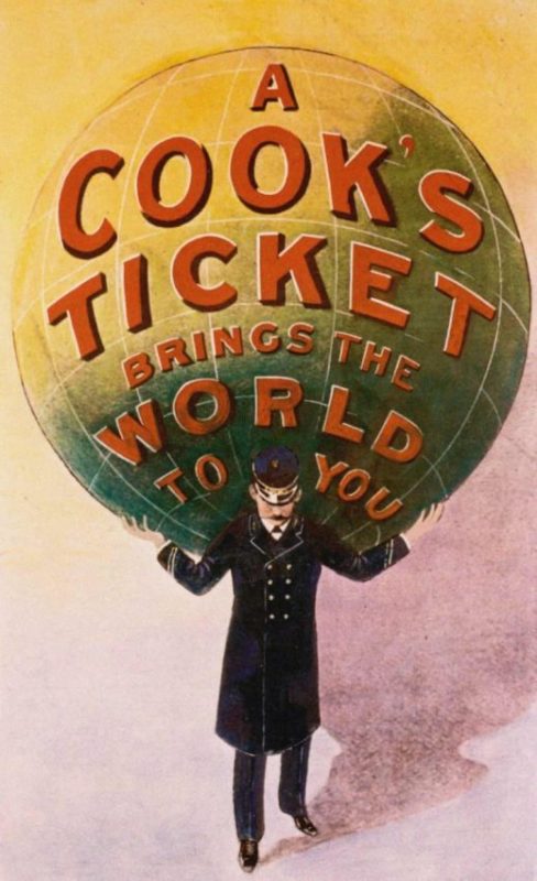 poster de primeros viajes Thomas Cook