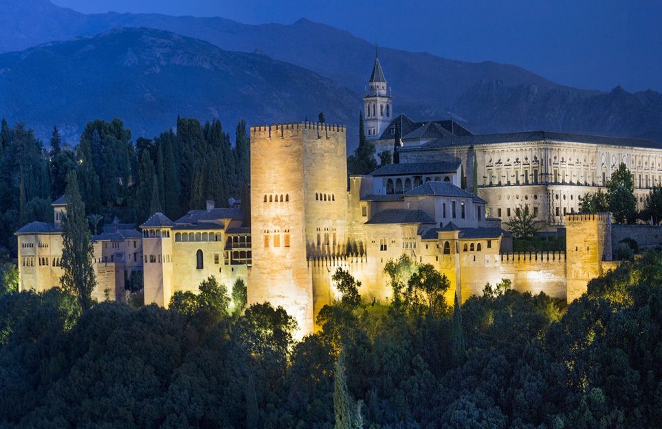 Alhambra night view