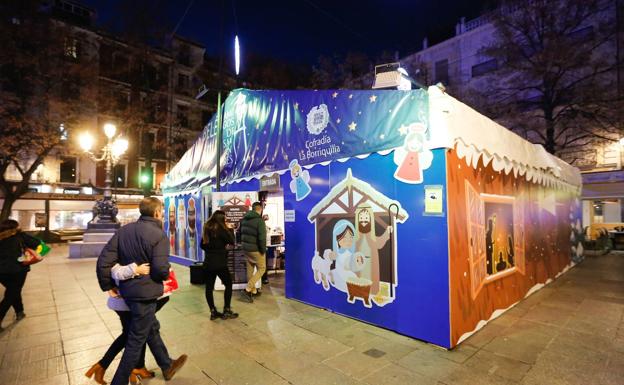 Christmas market in granada