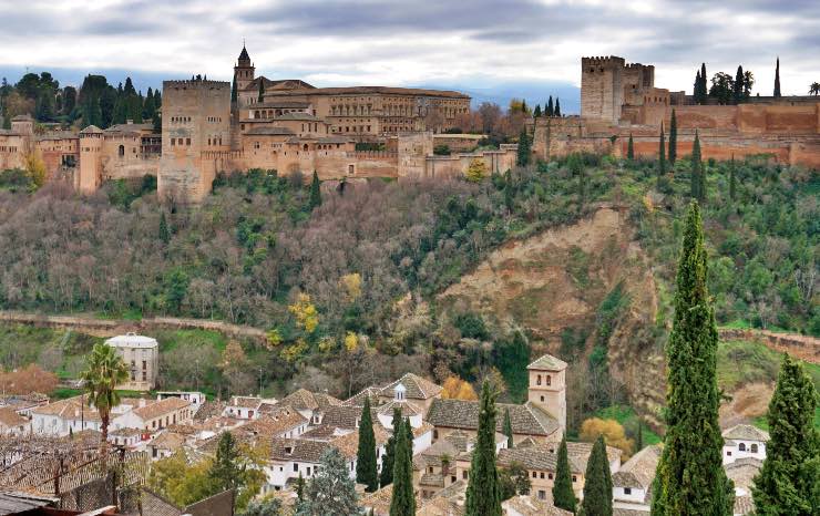 sight from major mosque in granada