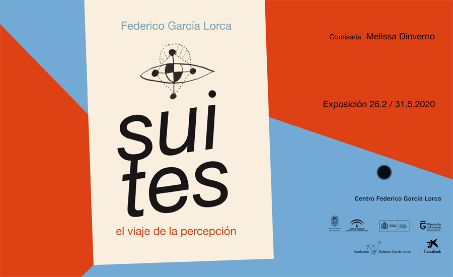 cartel de la muestra guiada por la exposición suites en el Centro Federico García Lorca