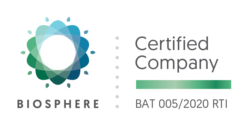 Distintivo certificación Biosphere