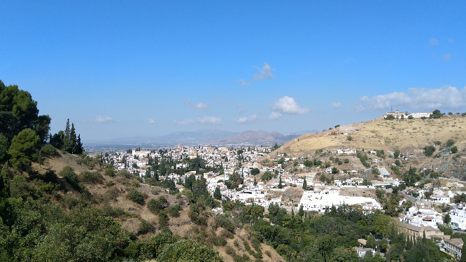 vistas desde la dehesa del Generalife