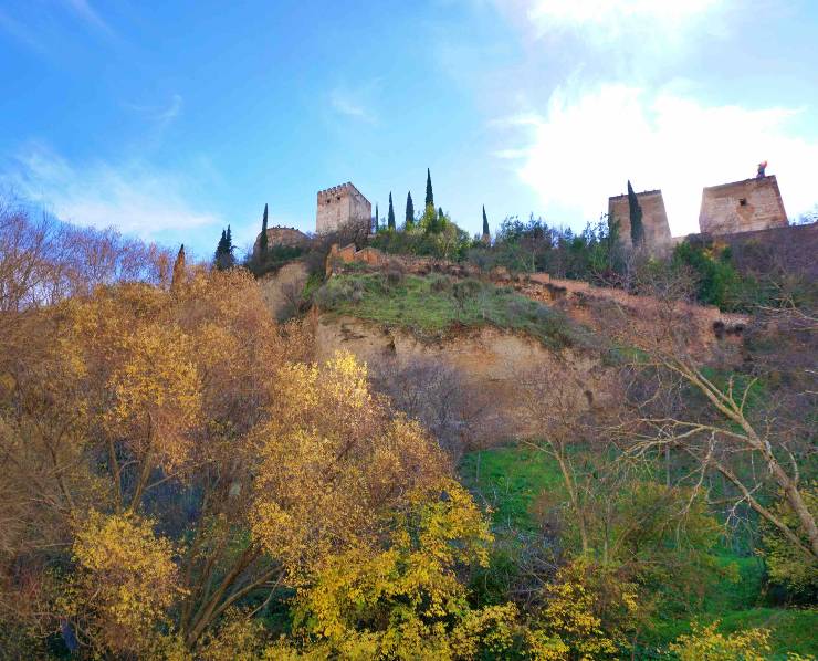 The Alhambra from the Paseo de los tristes