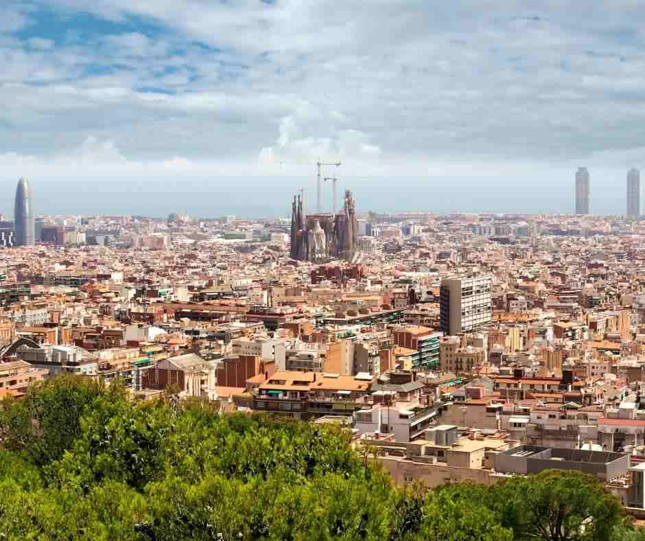 Barcelona panoramic views