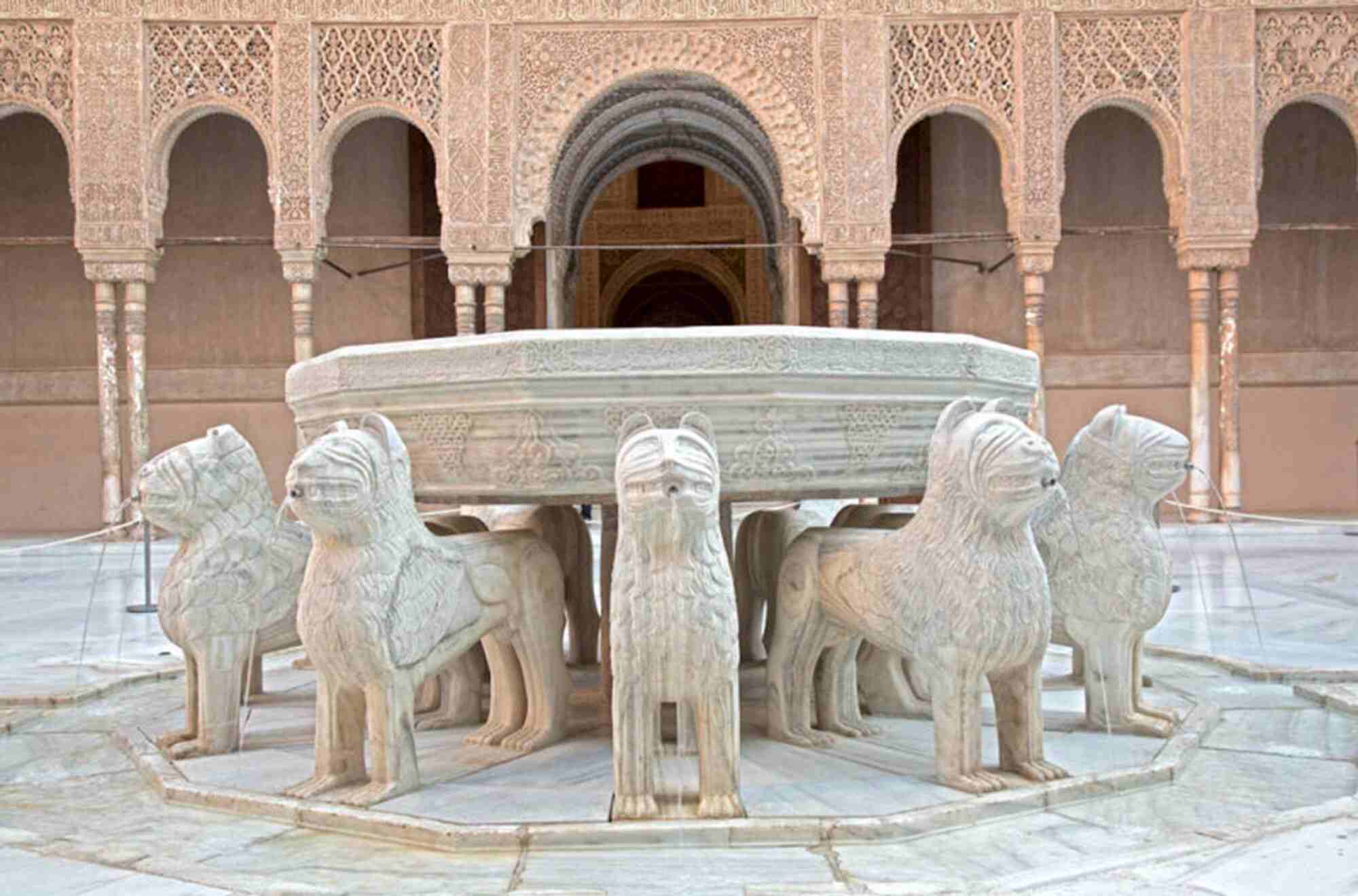 Lions courtyard in the Alhambra