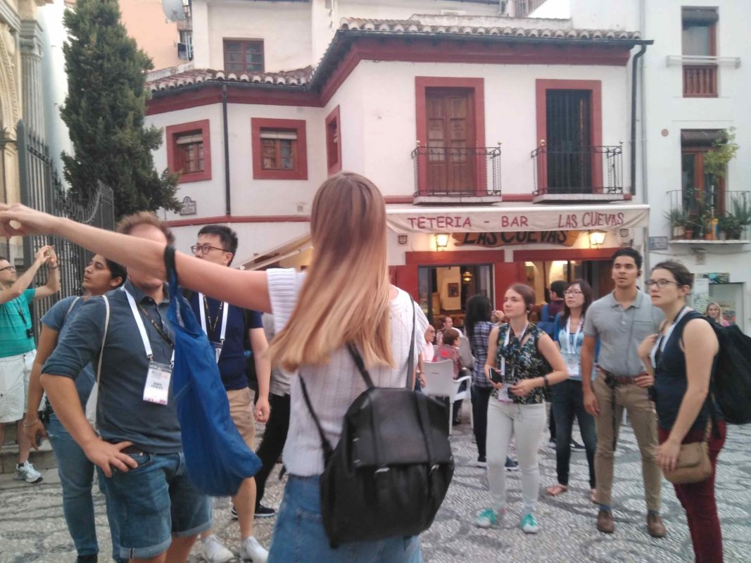 tea shop streets in Granada