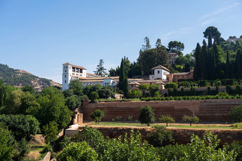 Generalife gardens and vegetables