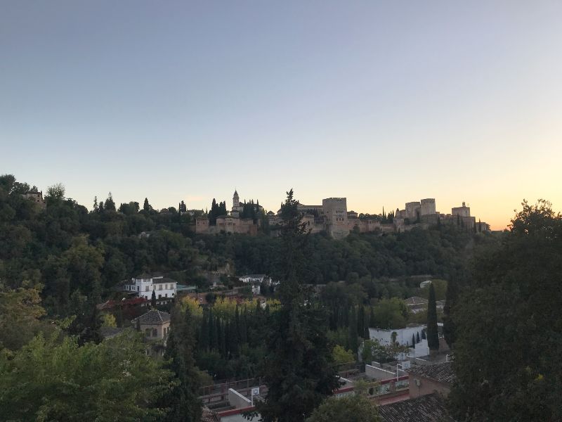 Alhambra from Camino Sacromonte

