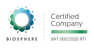 Distintivo certificación Biosphere
